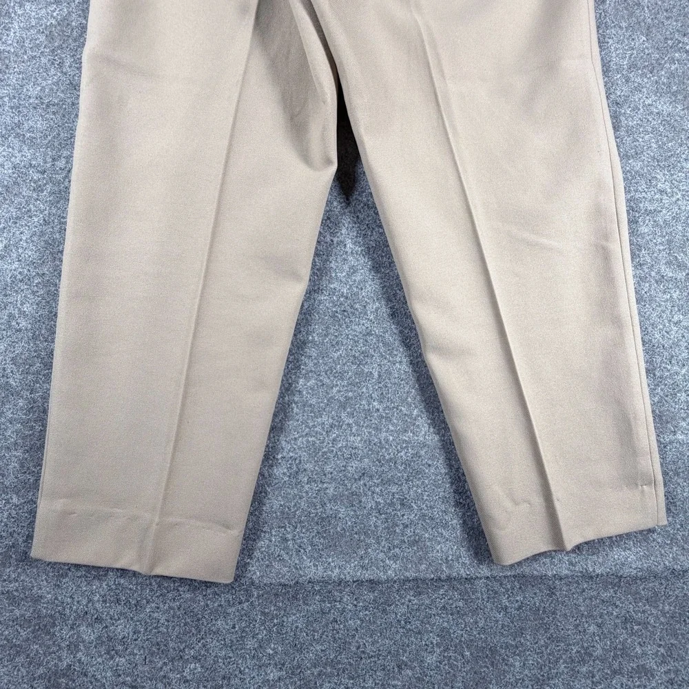 Vintage 90s Levi Strauss & Co Bend Over Pants Womens 16 Beige Flat Front Classic